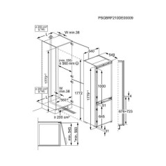 PROMOZIONE Electrolux COMBI INC ENT6NE18S1E 177CM TNF Cod. 925505328 Da Incasso