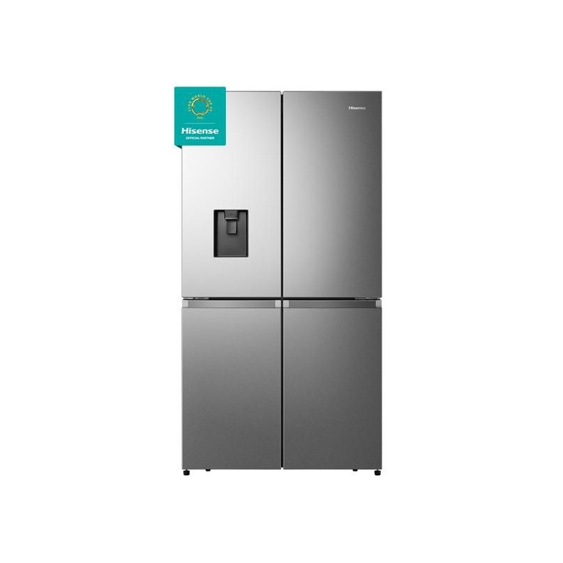 PROMOZIONE Hisense 4P CL E 606 LT-INOX CON DRINK Cod. RQ758N4SWSE Libera Installazione