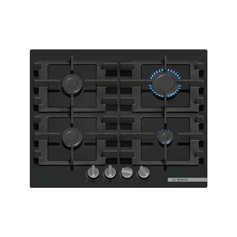 PROMOZIONE Bosch PIANO GAS PNP6B6K40 4F 60CM VETRO N Cod. PNP6B6K40 A Gas