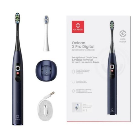 PROMOZIONE Oclean OCLEAN X PRO DIGITAL DARK BLUE Cod. C01000466 Spazzolini Elettrici