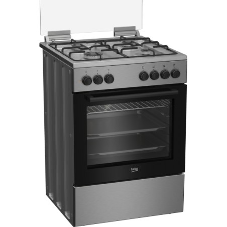 PROMOZIONE Beko CUCINA 60X60 FBE62120XD 4 GAS Cod. 7739486725 FORNO ELETTRICO VENTILATO e PIANO COTTURA