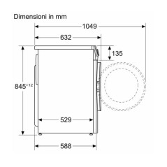 PROMOZIONE Bosch LAVAT  10KG A 1400 GIRI FRONT Cod. WGG254Z0II A Carica Frontale