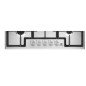 PROMOZIONE Electrolux PIANO GAS EGS75362X 75CM 5F INOX Cod. 949631004 A Gas