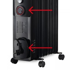 PROMOZIONE Argoclima RADIATORE AD OLIO WARM TURBO FAN9 Cod. 191150027 SENZA VENTILAZIONE