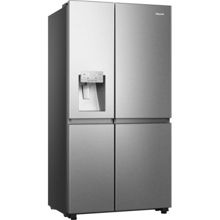 PROMOZIONE Hisense SBS 178X91CM E WD TNF INOX TANICA Cod. RS818N4TIE Libera Installazione