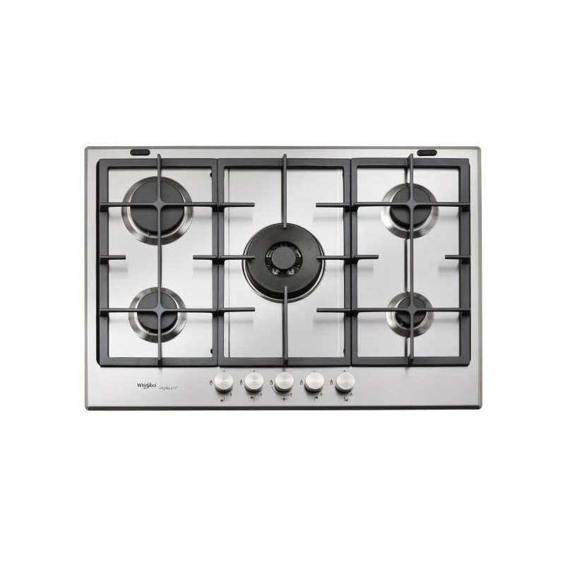 PROMOZIONE Whirlpool PIANO BI 75CM GAS 5FUO GMR7522/IXL Cod. F234910 A Gas