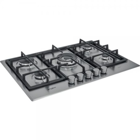 PROMOZIONE Whirlpool PIANO BI 75CM GAS 5FUO GMR7522/IXL Cod. F234910 A Gas
