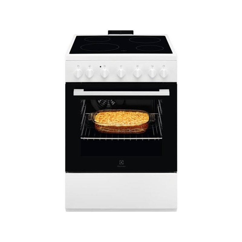 PROMOZIONE Electrolux CUCINA IND LKR620066W A 60CM BIANCO Cod. 943005697 Con Forno e Piano Cottura Elettrici