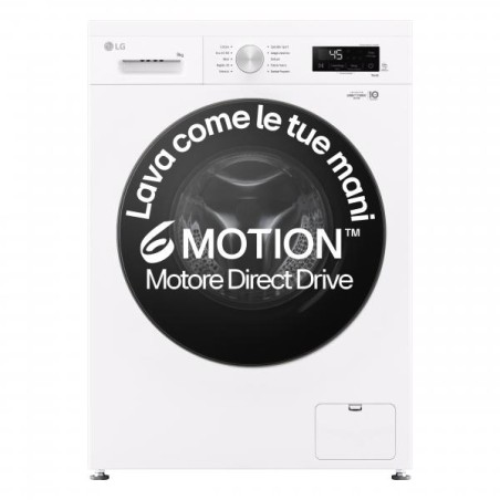 PROMOZIONE Lg LAV 9KG A 1400RPM DIRECT DRIVE Cod. F4NX1009NWB A Carica Frontale