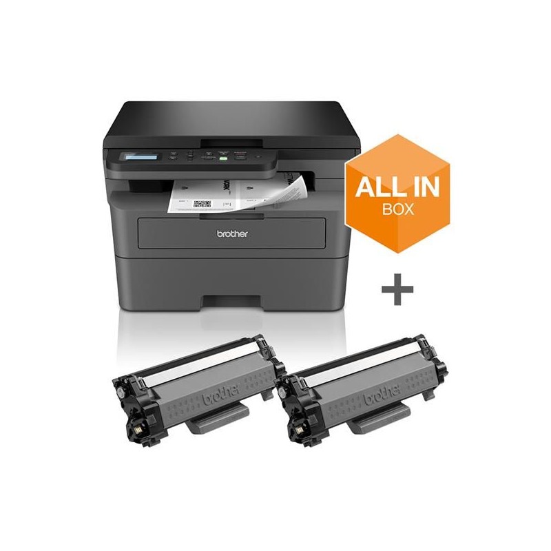 PROMOZIONE Brother DCPL2627DWXL MULT 3 IN 1 A32 PPM Cod. DCPL2627DWXL Multifunzione Laser B/N