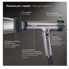 PROMOZIONE Sanitas ASCIUGACAPELLI HC100 Cod. HC100 Phon