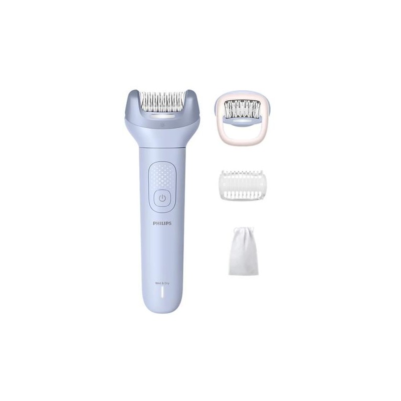 PROMOZIONE Philips EPILATORE WET DRY CORDLESS CUSTODIA Cod. BRE708/00 Depilatori