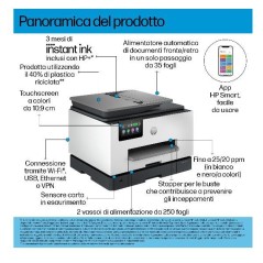 PROMOZIONE Hp HP OFFICEJET PRO 9132E AIO PRINTER Cod. 404M5B Multifunzione Ink-Jet