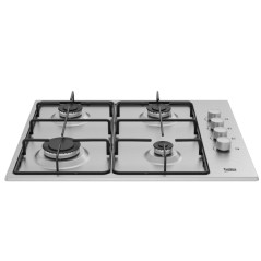 PROMOZIONE Beko PIANO A GAS HIGG641C3SX 60CM 4 BRUC Cod. 7754783861 A Gas