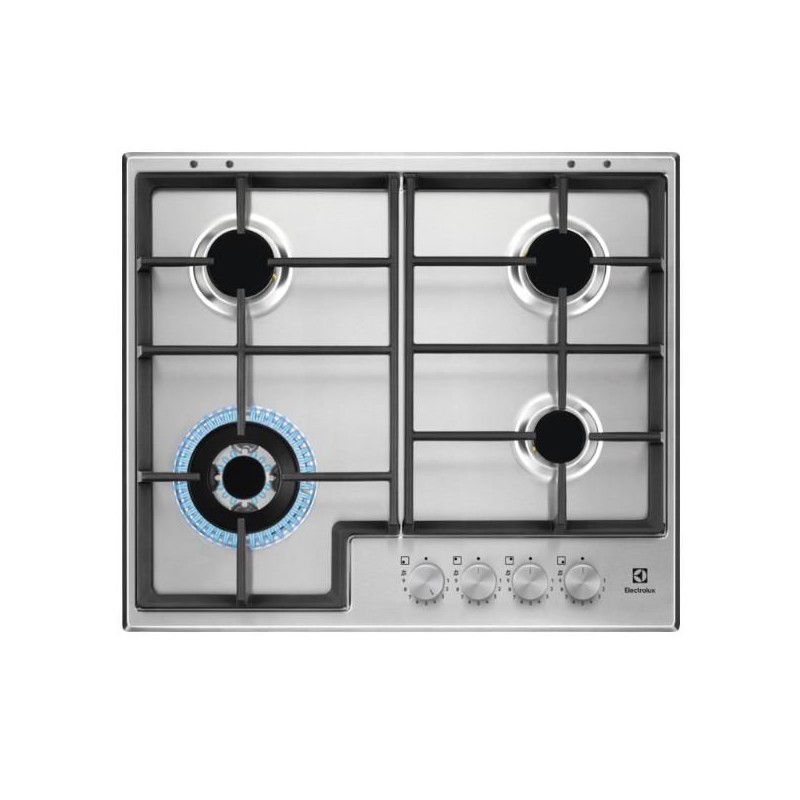 PROMOZIONE Electrolux PIANO GAS EGS64362X WOK 60CM 4FINOX Cod. 949641008 A Gas PROMOZIONE Electrolux PIANO GAS EGS64362X WOK 60CM 4FINOX Cod. 949641008 A Gas