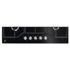 PROMOZIONE Electrolux PIANO GAS EGG7536K 75CM 5F NERO Cod. 949630938 A Gas