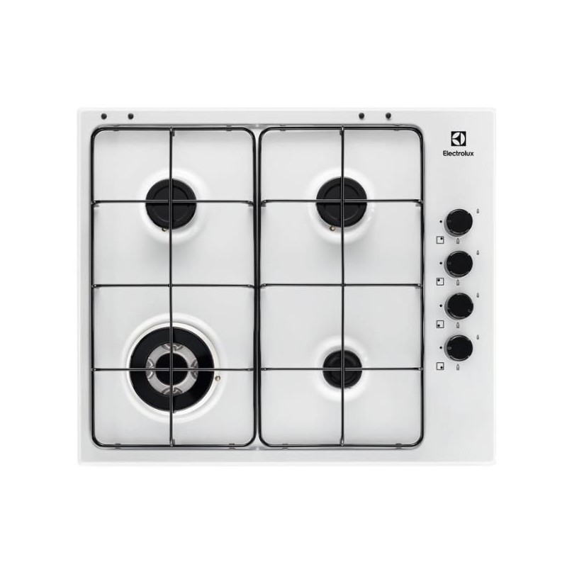 PROMOZIONE Electrolux PIANO GAS EGS6414W 4F 60CM LAT BIAN Cod. 949640600 A Gas
