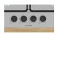 PROMOZIONE Bosch PIANO GAS PGP6B5K85 60CM 4F INOX Cod. PGP6B5K85 A Gas