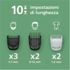 PROMOZIONE Philips SERIE 3000 - 9IN1 CON CUSTODIA Cod. MG3945/15 Tagliacapelli