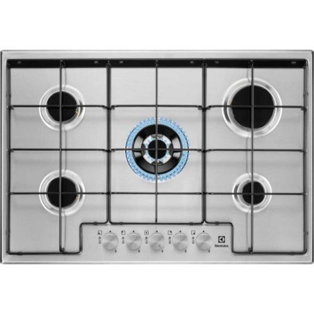 PROMOZIONE Electrolux PIANO GAS EGS7534X 75CM 5F INOX Cod. 949630942 A Gas