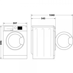 PROMOZIONE Hotpoint ASC HPTS74DBSIT SLIM 7KG C PET INV Cod. 869991731030 Pompa di calore