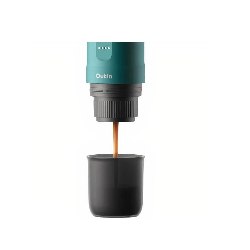 PROMOZIONE Outin CAFFE ESPR PORT.NANO VERDE ACQUA Cod. OTEM-01-TEAL AUTOMATICHE