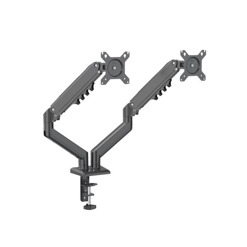 PROMOZIONE Nilox SUPPORTO MONITOR 2 BRACCI TOP NERO Cod. NXDMA02B Accessori supporti