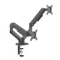 PROMOZIONE Nilox SUPPORTO MONITOR 2 BRACCI TOP NERO Cod. NXDMA02B Accessori supporti