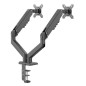 PROMOZIONE Nilox SUPPORTO MONITOR 2 BRACCI TOP NERO Cod. NXDMA02B Accessori supporti