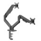 PROMOZIONE Nilox SUPPORTO MONITOR 2 BRACCI TOP NERO Cod. NXDMA02B Accessori supporti