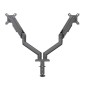 PROMOZIONE Nilox SUPPORTO MONITOR 2 BRACCI TOP NERO Cod. NXDMA02B Accessori supporti