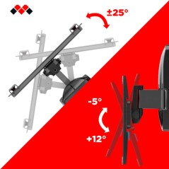 PROMOZIONE Meliconi STAFFA MURO SLIMSTYLE PLUS 200ST CG Cod. 480964 STAFFE