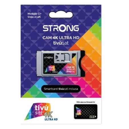 PROMOZIONE Strong CAM TIVUSAT 4K CERTIFICATA Cod. CAM4KTIVUSAT Schede CAM