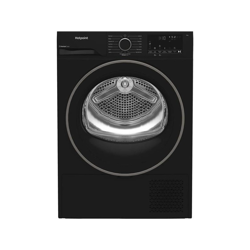 PROMOZIONE Hotpoint ASC HPT94DBBSIT 9KG PETHAIR INV BLK Cod. 869991723170 Pompa di calore