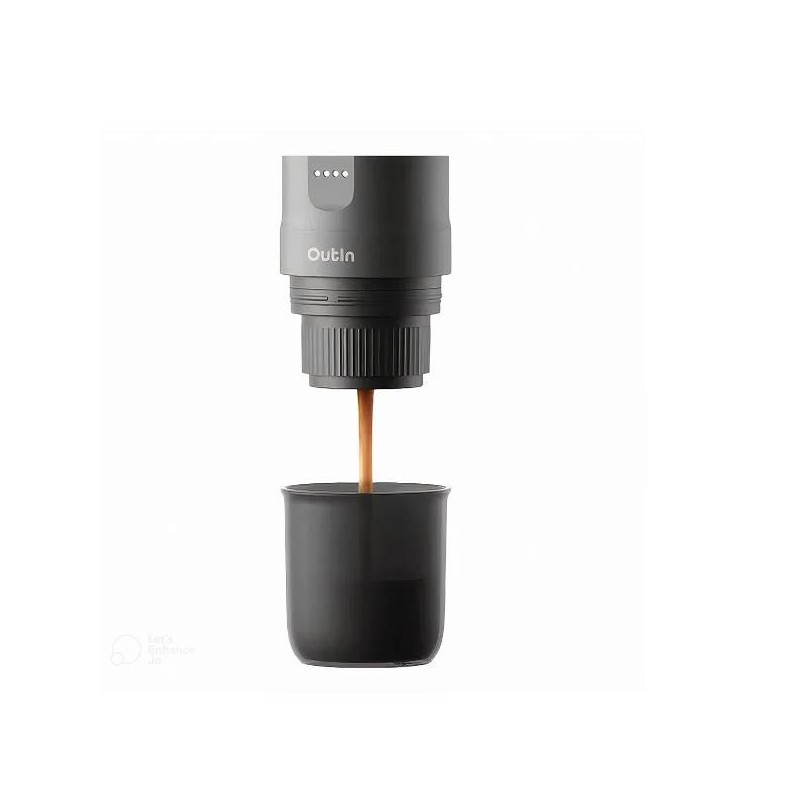 PROMOZIONE Outin CAFFE ESPR PORTATILE NANO GRIGIO Cod. OTEM-01-SG AUTOMATICHE