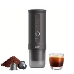 PROMOZIONE Outin CAFFE ESPR PORTATILE NANO GRIGIO Cod. OTEM-01-SG AUTOMATICHE