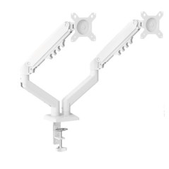 PROMOZIONE Nilox SUPPORT.MONITOR 2 BRACCI TOP BIANCO Cod. NXDMA02W Accessori supporti