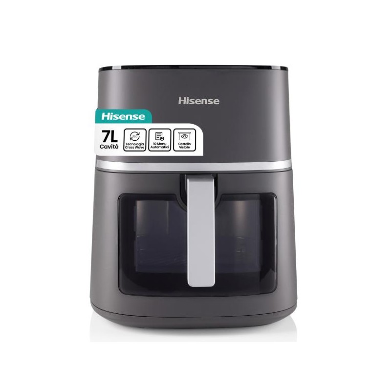 PROMOZIONE Hisense FRIGGITRICE 1800W 7L NERA CON FINES Cod. HAF1900D Friggitrici PROMOZIONE Hisense FRIGGITRICE 1800W 7L NERA CON FINES Cod. HAF1900D Friggitrici