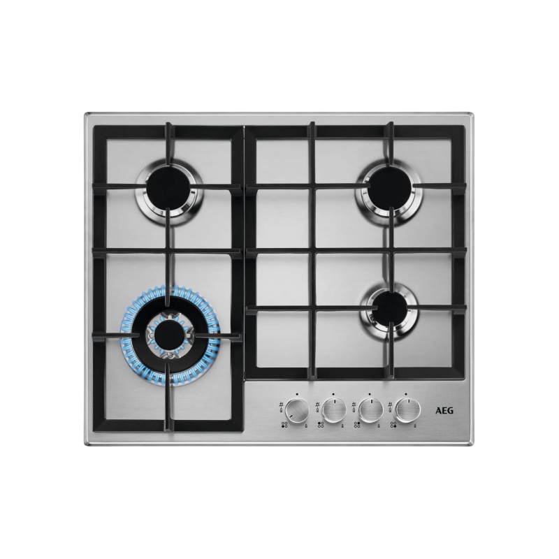 PROMOZIONE Aeg PIANO GAS HGB64400SM 60CM 4F INOX Cod. 949640849 A Gas PROMOZIONE Aeg PIANO GAS HGB64400SM 60CM 4F INOX Cod. 949640849 A Gas
