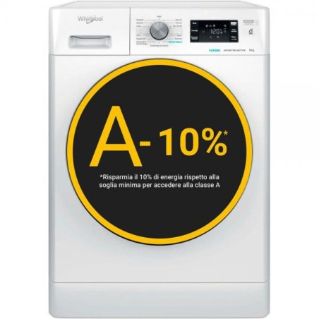 PROMOZIONE Whirlpool LAV WHI 9KG A-10 1400RPM BIANCO Cod. FFB9479BVIT A Carica Frontale