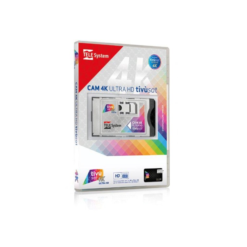 PROMOZIONE Telesystem CAM TIVUSAT 4K CON CARD Cod. 58040115 Schede CAM PROMOZIONE Telesystem CAM TIVUSAT 4K CON CARD Cod. 58040115 Schede CAM