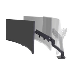 PROMOZIONE Ergotron HX DESK ARM WITH HD PIVOT BLACK Cod. 45-647-224 STAFFE