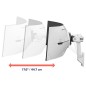 PROMOZIONE Ergotron HX ARM HEAVY DUTY PIVOT WALL BWT Cod. 45-694-216 STAFFE