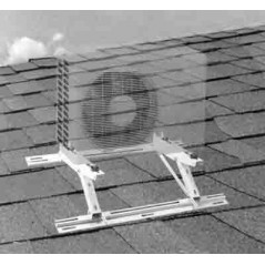 Staffa da tetto per Climatizzatore Regolabile da 12° a 28°