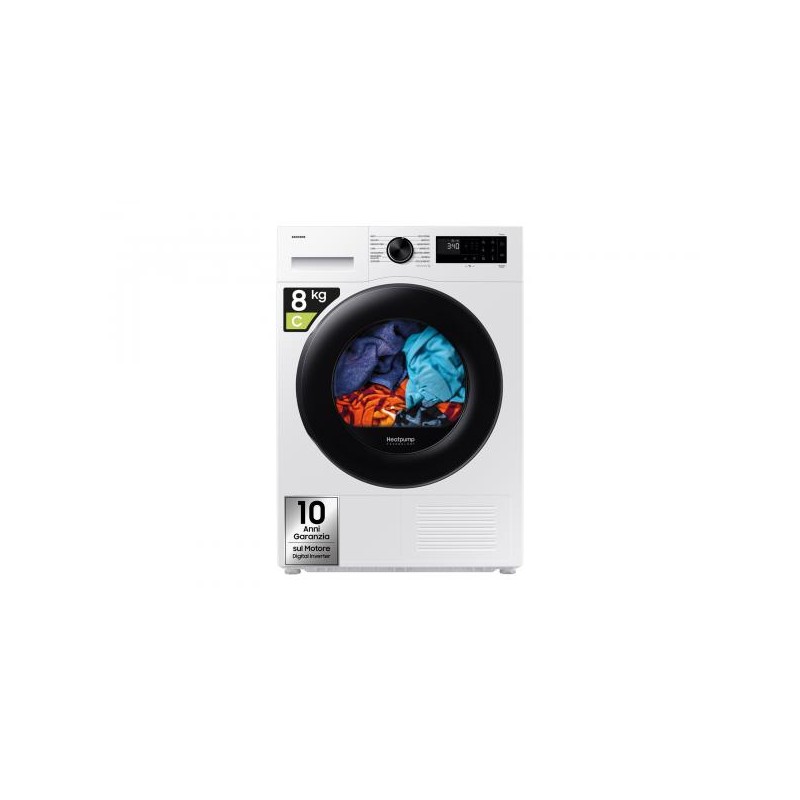 PROMOZIONE Samsung DRYER  CRYSTAL ECODRY  8KG  C Cod. DV80DG52B0AEET Pompa di calore