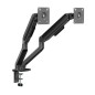 PROMOZIONE Itb Solution BRACCIO DA TAVOLO 3 SNODI 2 MONITOR Cod. RO11.55.0001 STAFFE
