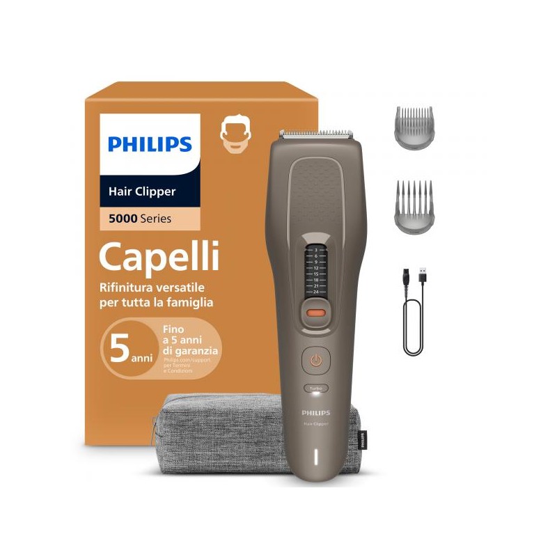 PROMOZIONE Philips SERIE 5000 Cod. HC5722/15 Tagliacapelli