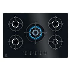 PROMOZIONE Electrolux PIANO GAS EGG75372K 75CM 5F NERO Cod. 949631001 A Gas