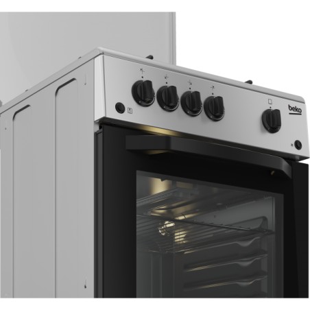 PROMOZIONE Beko CUCINA 50X50 CSG42011FS FORNO A GAS Cod. 9152121018 Con Forno a Gas e Piano Elettrico