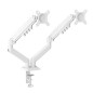 PROMOZIONE Nilox SUPPORT.MONITOR 2 BRACCI TOP BIANCO Cod. NXDMA02W Accessori supporti